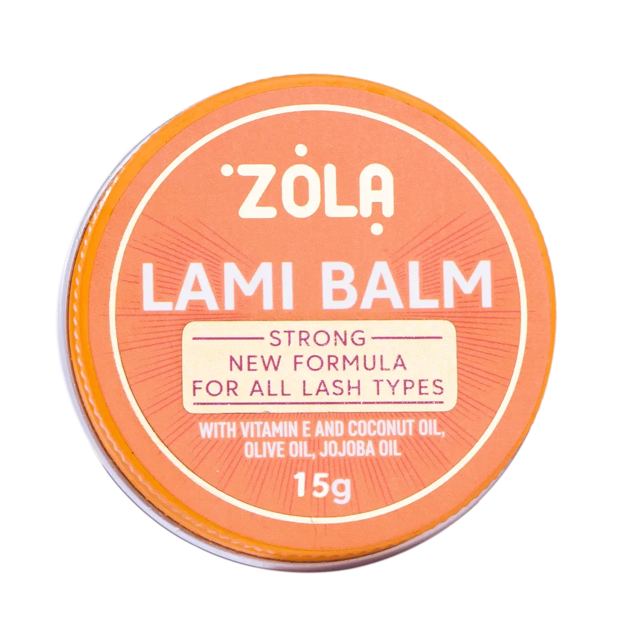 Zola Lami Balm Orange Клей для ламінування вій, 15 мл