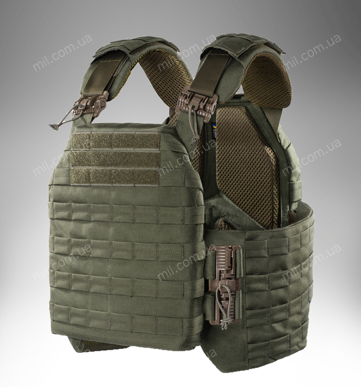 Плитоноска Plate Carrier / бронежилет - чохол для пластин з камербандами U-Win Pro Cordura 500D (ranger green)
