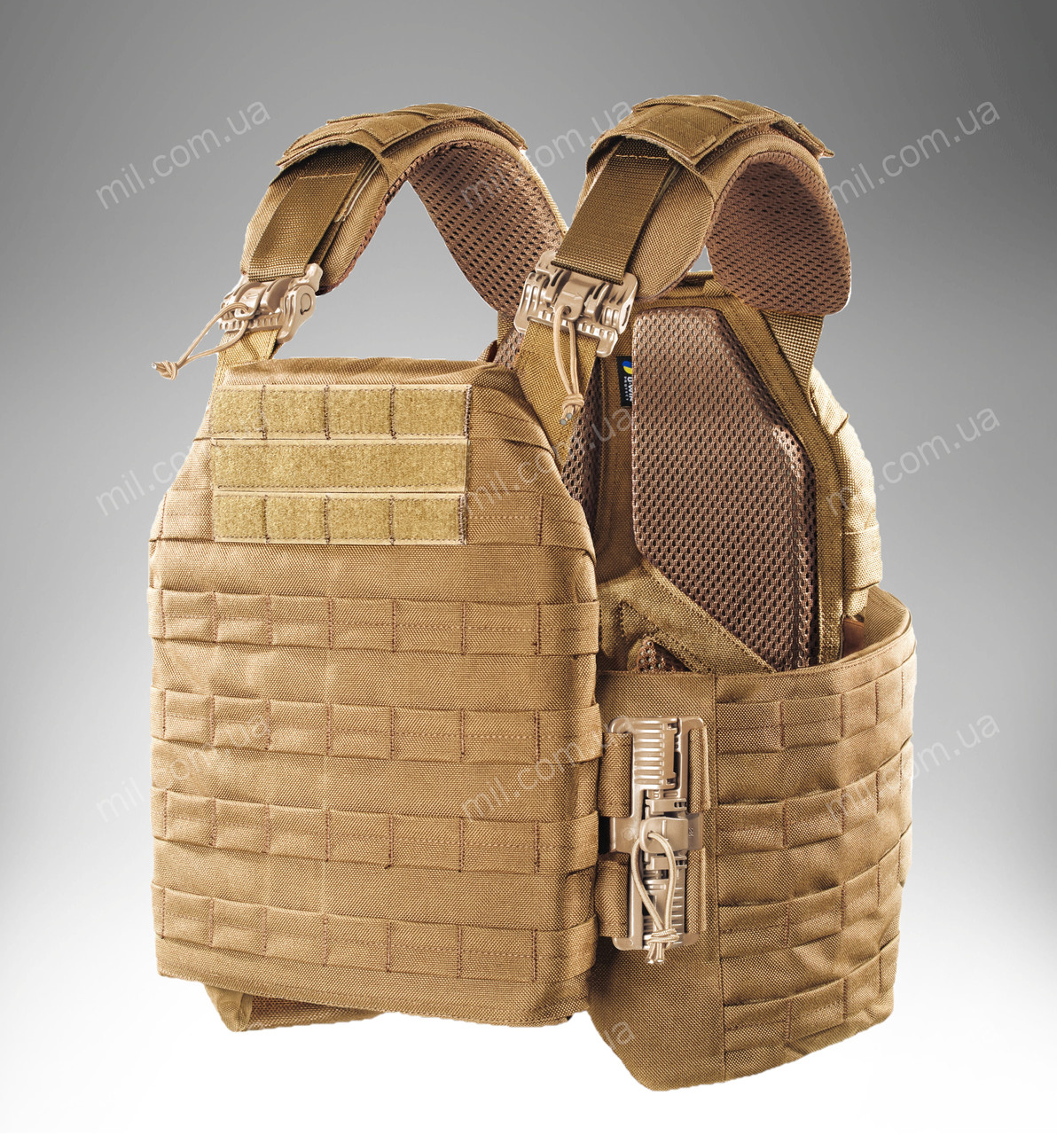 Плитоноска Plate Carrier / бронежилет - чохол для пластин з камербандами U-Win Pro Cordura 500D (coyote)