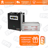 Комплект резервного питания для котла Logicpower ИБП W1000VA + гелевая батарея 2700W (5869)