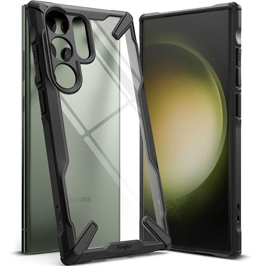 Протиударний чохол Ringke Fusion X Black для Samsung S23 Ultra