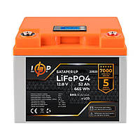Аккумулятор LogicPower LP LiFePO4 12-52 (BMS 80A/40А) LCD UPS-версия