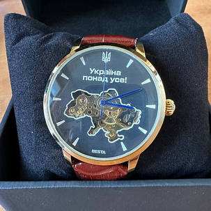 Besta Чоловічий механічний годинник Besta Skeleton UA, фото 1
