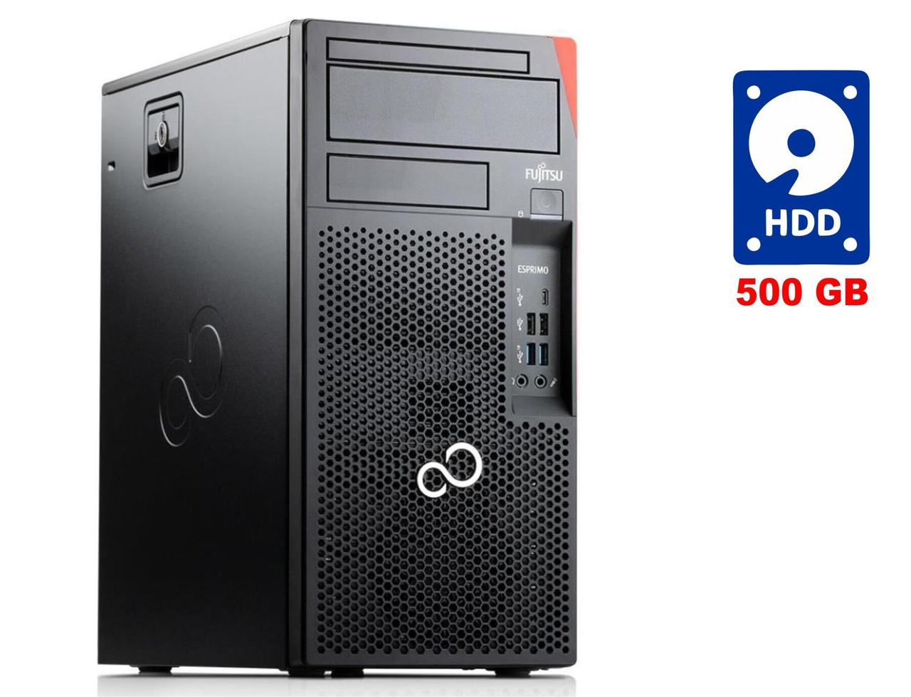 Комп'ютер Fujitsu Esprimo P957 MT/ Core i3-6100/ 4 GB RAM/ 500 GB HDD/ HD 530/ 280W