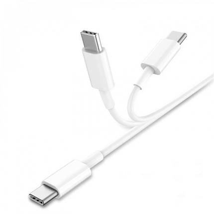 Кабель Type-C-Type-C SkyDolphin S57T PD 18W 1m White (USB-000546), фото 2