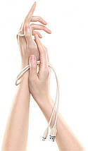 Кабель USB-Lightning Baseus Jelly Liquid Silica Gel 2.4A 2m Pink (CAGD000101), фото 4