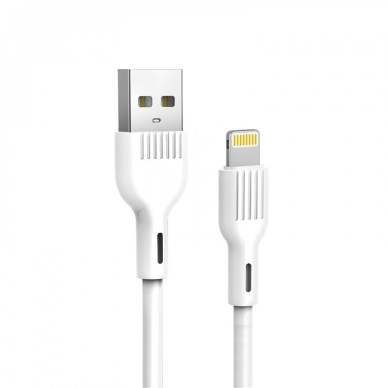 Кабель USB-Lightning SkyDolphin S03L 1m 3A White (USB-000417)