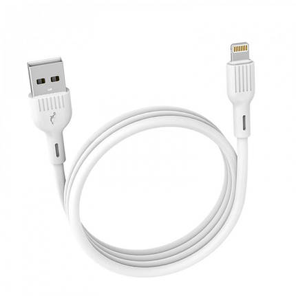 Кабель USB-Lightning SkyDolphin S03L 1m 3A White (USB-000417), фото 2