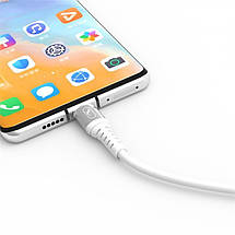 Кабель USB-microUSB SkyDolphin S05V TPE Frost Line 3A 1m White (USB-000552), фото 3