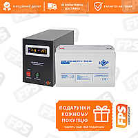 Комплект безперебійного живлення LogicPower B1000 + мультигелева батарея 1280 Ватт (20339)