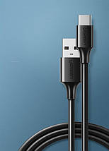 Кабель USB-Type-C Ugreen US287 QC 3.0 18W 2m Black (60118), фото 4