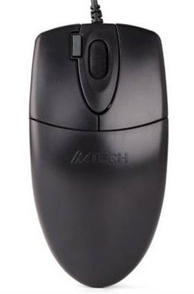 Миша компьютерна A4Tech OP-620DS 1000 dpi USB Black, фото 1