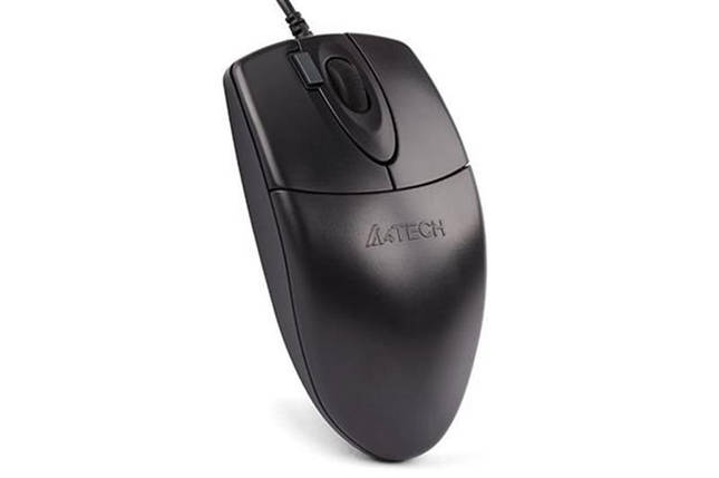 Миша компьютерна A4Tech OP-620DS 1000 dpi USB Black, фото 3