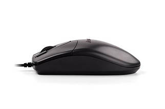 Миша компьютерна A4Tech OP-620DS 1000 dpi USB Black, фото 4