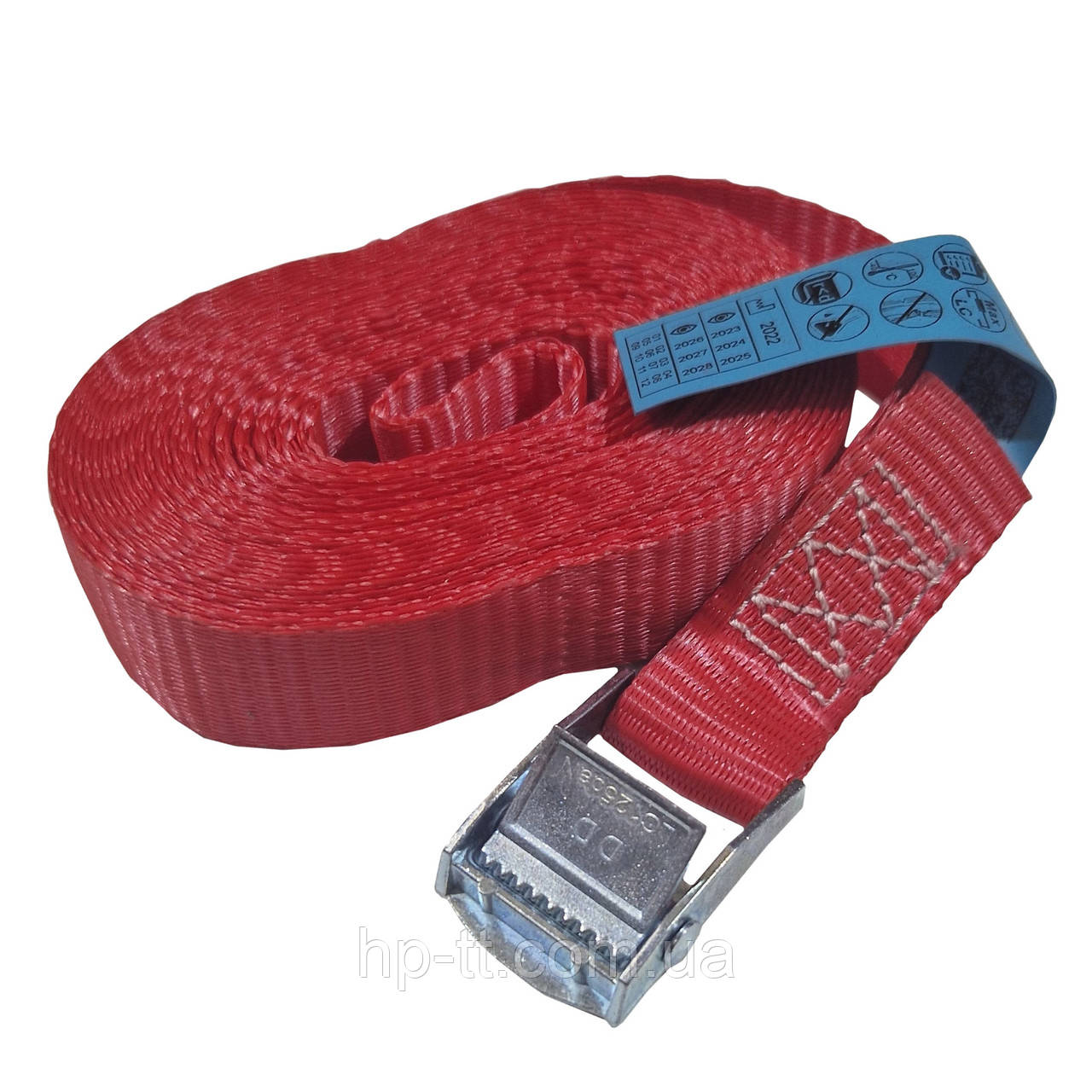 Стяжний ремінь із пружинним замком 25 мм, 6 м 40529