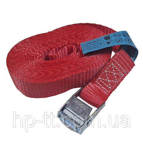 Стяжний ремінь із пружинним замком 25 мм, 6 м 40529, фото 1