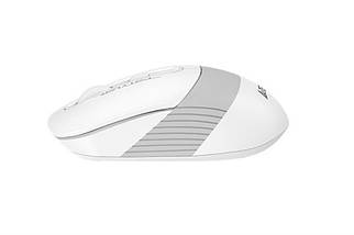 Мышь Wireless A4Tech Fstyler FB10CS Battery Grayish 2400 dpi USB White, фото 4