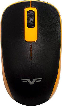 Миша компьютерна Wireless Frime FWMO-220BY 1200 dpi Black/Yellow, фото 1
