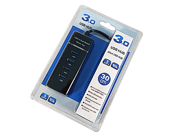 USB-хаб на 4 порти USB 3.0 з підсвіткою