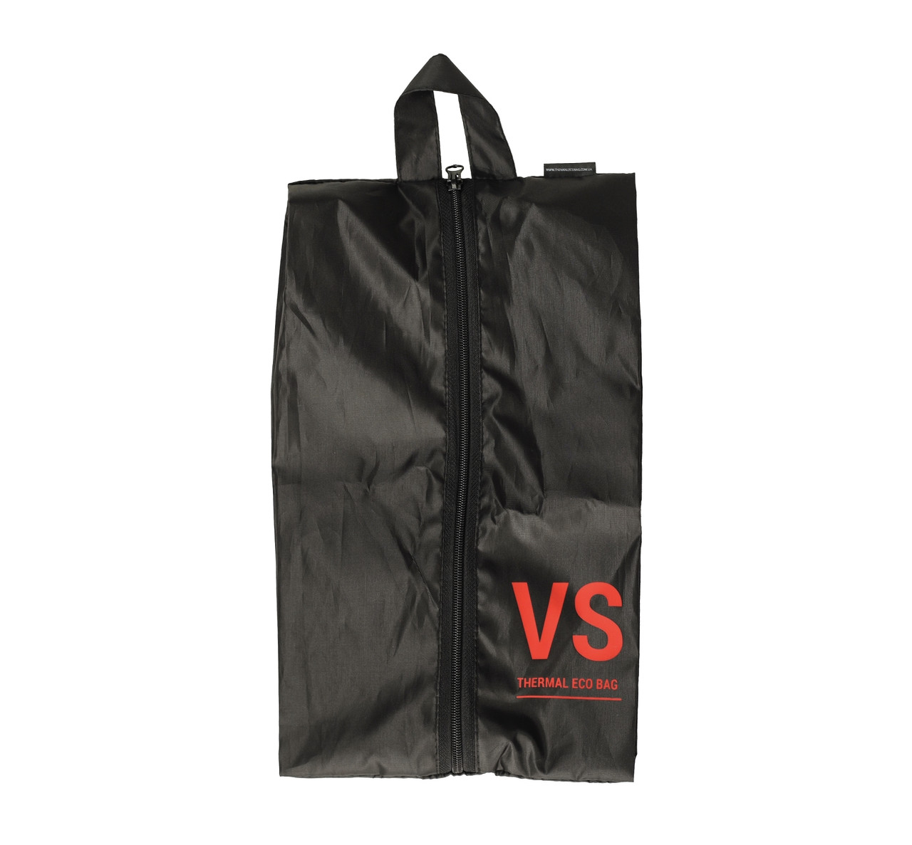 Брендований органайзер чохол для взуття на блискавці Сover  VS Thermal Eco Bag чорного кольору