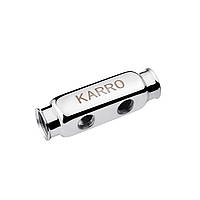 Коллектор на 2 выхода Karro 1"х1/2" KR-1003 с нержавеющей стали