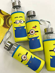 Пляшка в чохлі Міньйони-4, 400 мл