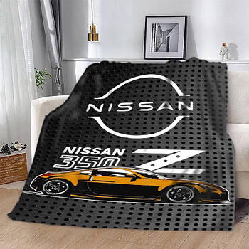 Плед 3D Nissan 350 2672_B 12626 135х160 см