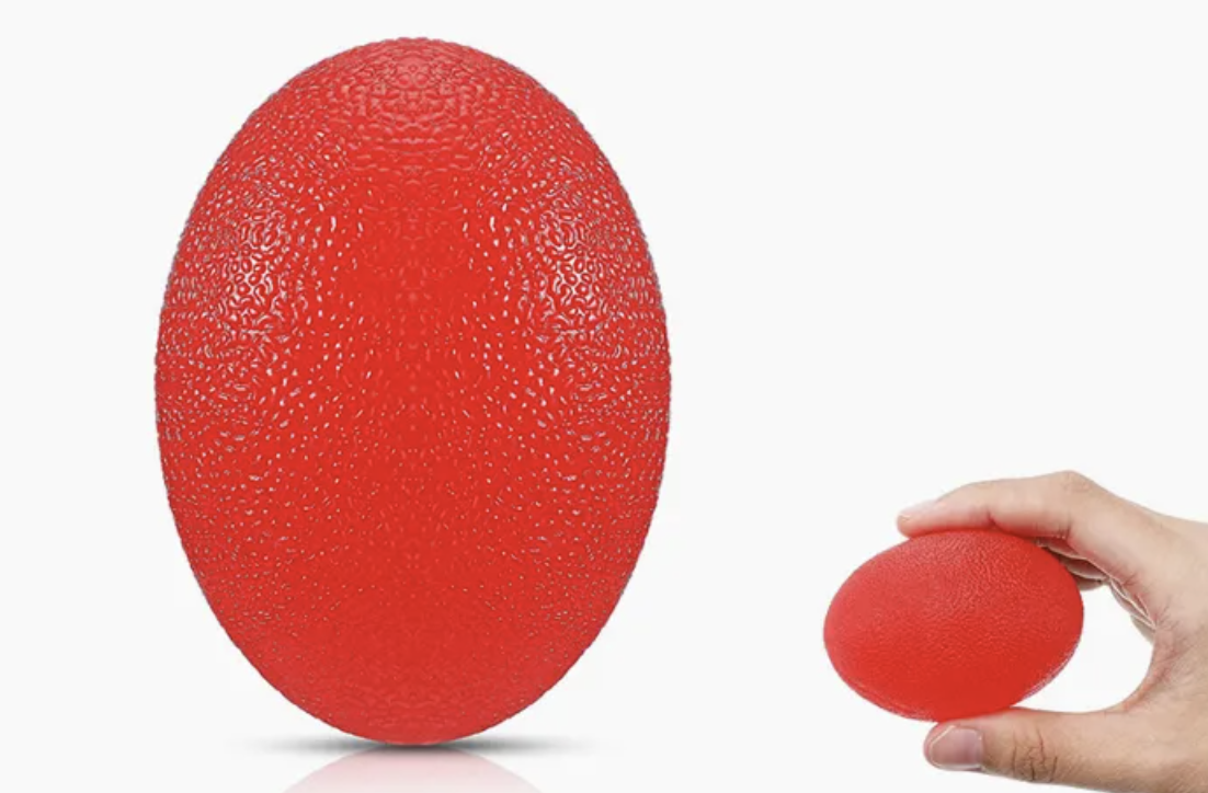 Силіконовий м'яч для реабілітації кисті Код/Артикул 152632-11-Червоний, фото 1