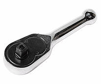 Тріскачка укорочена 1/4" 89 мм (сталева ручка) 3016 JTC