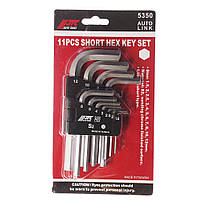 Набір кутових ключів HEX 1.5-12 мм 11 од. 5350 JTC