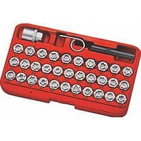 Набір головок для секретних болтів MERCEDES 35ед. 6747 JTC