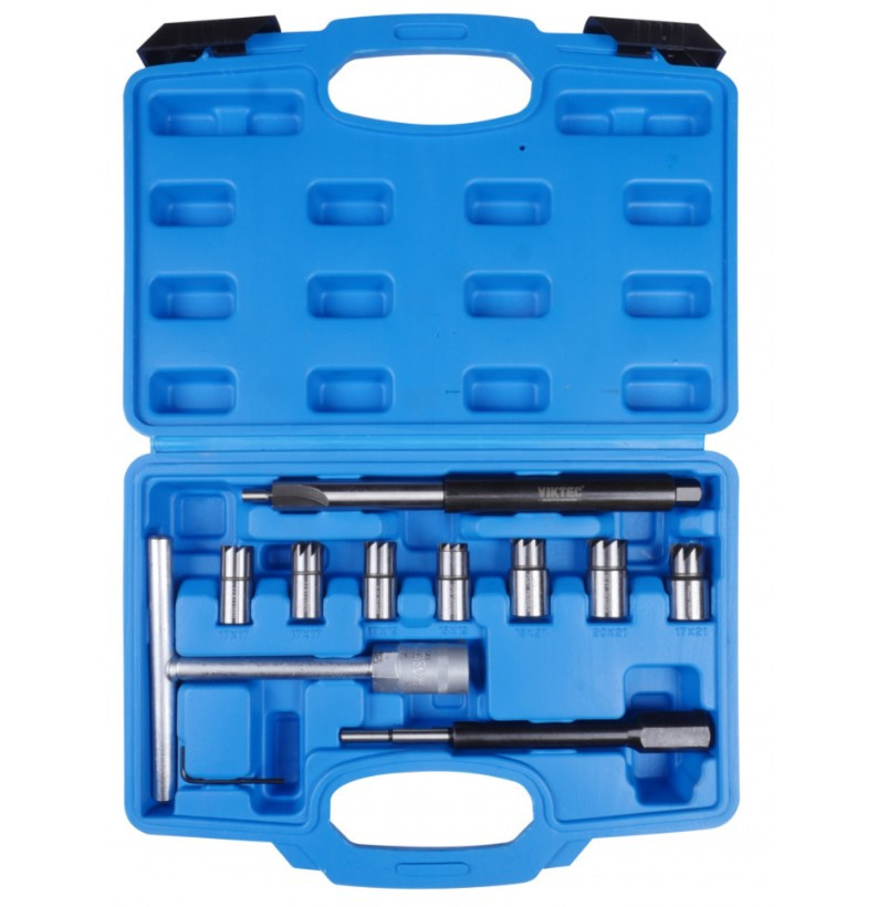 Набір для притирання сідел форсунок дизельного двигуна 11 од. VT01675 VIKTEC, фото 1