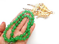 Нефрит 8 мм, круглий низок