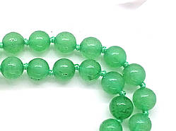 Нефрит 8 мм, круглий 1 шт.