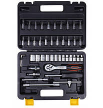 Набір інструменту 1/4" 46ед. VT13011 VIKTEC