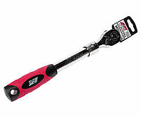 Тріскачка з регульованою довжиною 1/2" 305-455мм 72зуб (гумова ручка) 5027 JTC