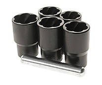 Набір головок глибоких для пошкоджених болтів і гайок 1/2" 6 од. 4399 JTC