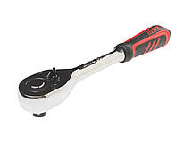 Тріскачка 1/2" 257 мм 72зуб (гумова ручка) 5024B JTC