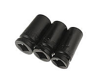 Набір головок ударних середньої глибини тонкостінних 1/2" 17, 19, 21 мм 3ед. J403B JTC