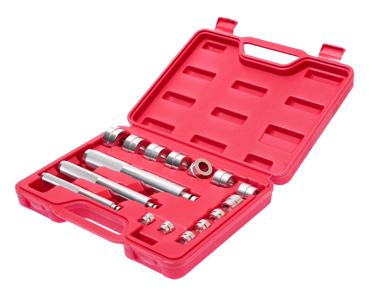 Набір оправок для запресовування сальників, підшипників і сайлентблоків 16 од. 4890 JTC, фото 1