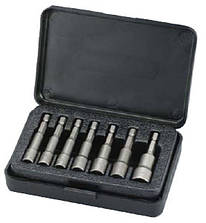 Набір головок магнітних для шурупокрута 6, 7, 8, 10, 13, 1/4", 3/8" 7ед. 96-2607 WP Whirlpower