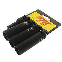 Набір головок ударних глибоких тонкостінних H12, 17, 19, 21 мм 4 од. J404B JTC