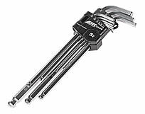 Набір ключів шестигранних із кулястим наконечником 1/16-3/8" 9 од. 3506 JTC