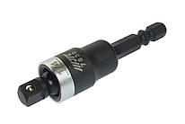 Карданний адаптер для торцевих головок 1/4" під шурупокрут 7830 JTC