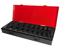 Набір головок ударних 1/2" TORX, HEX, SPLINE 60 мм 18ед. K4181 JTC