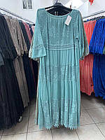 Красивое летнее шифоновое платье для женщин. Размер 50-54. Производство Италия.