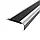 Алюмінієвий кутовий поріжок із гумовою вставкою УЛ 151 БЖ 3,0 м, фото 3