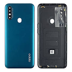 Задня кришка Oppo A31 CPH2015 зелена оригінал Китай зі склом камери