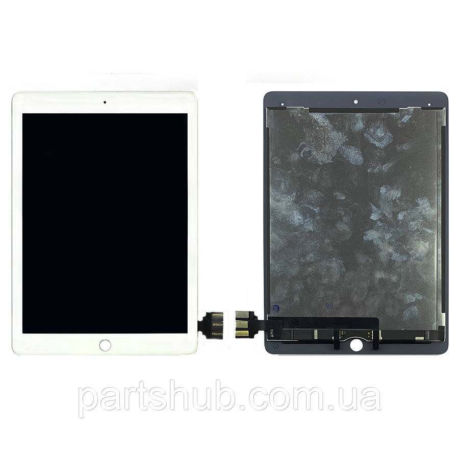 Дисплей (екран) Apple iPad Pro 9.7" 2016 A1673 A1674 A1675 з тачскріном (білий оригінал OEM)