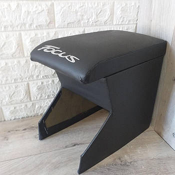 Підлокітник Ford (Форд) Focus 2 з відсіком для дрібниць Екошкіра Чорний (KG-10035)